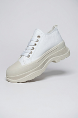 Baskets basses unisexes – Blanc