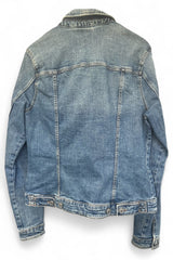 Veste en jean bleu classique