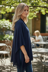 PONCHO LUXE – L’élégance chaude et légère