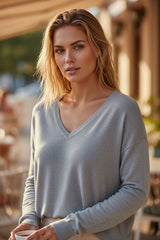 5 couleurs pour Le pull col V qui réchauffe les cœurs