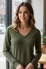 5 couleurs pour Le pull col V qui réchauffe les cœurs