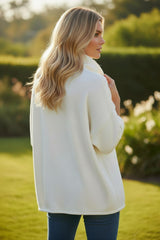 Veste à fermeture éclair zippée sur toute la longueur