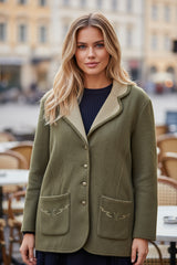 Veste en laine seconde main 🌿 Élégance Alpine