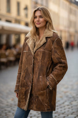 𧄠Veste vintage en peau retournée - EQUITY by SHEARLING