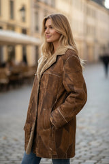 𧄠Veste vintage en peau retournée - EQUITY by SHEARLING