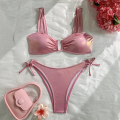 ✨ LUMIÈRE D’OCÉAN – Le bikini éclatant qui capture la magie de l’été