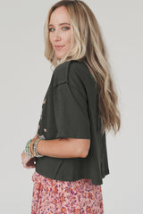 WE TRUST GRAPHIC T-shirt in Dolly Western Fashion Gray