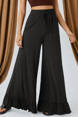 Pantalon à taille haute avec des poches