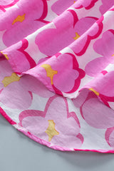 Blouse babydoll à manches rose-A WOMAN WE LOVE