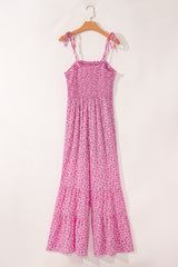 Combinaison florale à fines bretelles *-A WOMAN WE LOVE