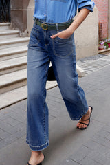 Bluant Mimimalist Patch Pocket Womens Shift Shift Jeans