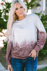 Tie-dye gradient sweatshirt