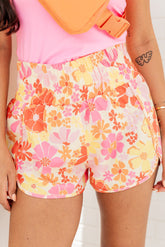 Fassey -waving relaxed shorts *