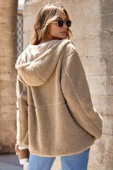 Veste Polaire Zippée à Capuche