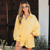 Ensemble 2 Pièces Décontracté en Coton