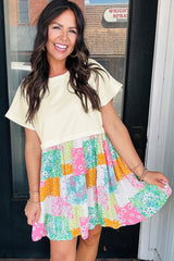 Camiseta de flores plegada de mini tambalia *