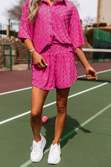 Soporte corto de 2 piezas en esponja Chef Chef Chef Peach Blossom