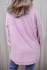 Drooping shoulder sweatshirt