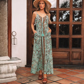 Vestido elegante con estampado floral *