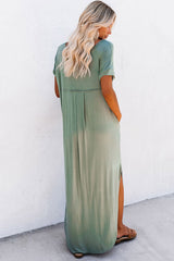 Green green t-shirt dress *