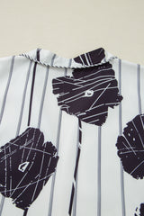 Large mini-size floral-red-red side 3/4*