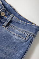 Hablado azul corto -waist short -waist *