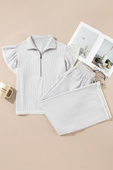 Atuendo de 2 piezas con camiseta de manga loca *