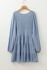 Ashleigh Blue - Mini-robe smockée à-A WOMAN WE LOVE