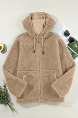Veste Polaire Zippée à Capuche