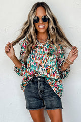 Blouse multicolore à abstrait-A WOMAN WE LOVE