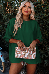 Top verde con muñecas con muñecas