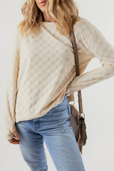 Une textured beige high *