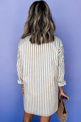 Mini-Robe Long sleeve buttoned shirt *