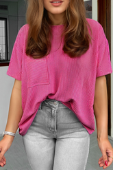 T-shirt coupe ample avec poches *