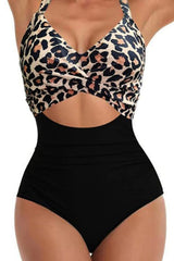 Leopardo negro 2 tonos * monokini