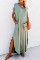 Green green t-shirt dress *