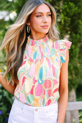 Blouse jaune à imprimé -A WOMAN WE LOVE