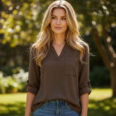 Classic brown stripe shirt *