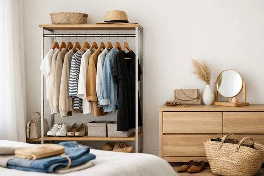 Exemple de dressing capsule à petit budget