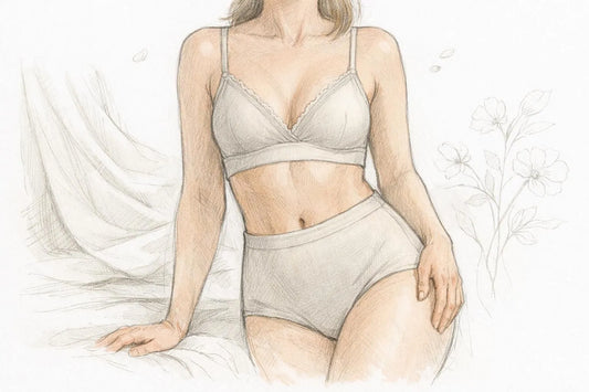 Croquis femme en lingerie confortable et stylée. Trouvez les meilleurs endroits où acheter lingerie femme confortable.