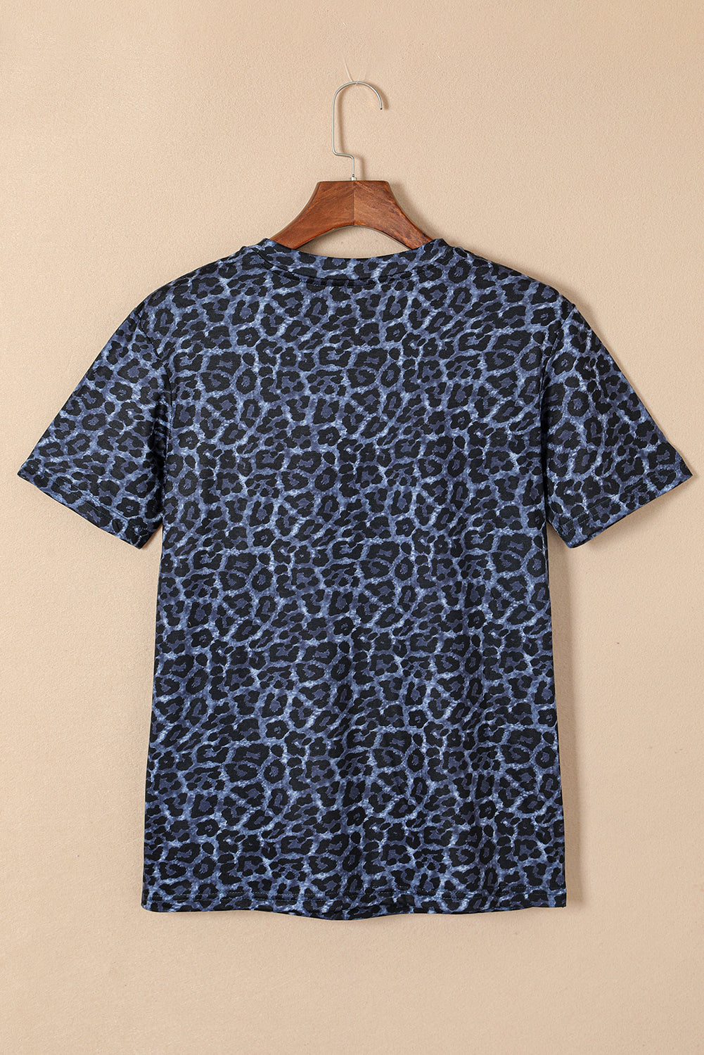 Black Wild Like the West Leopard Tee