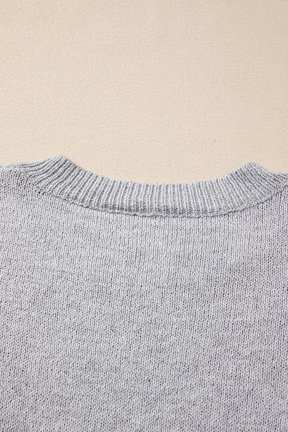Gray shower with drooping shoulders and star pattern