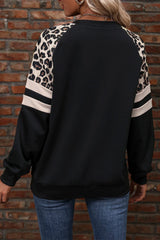 Black Sweatshirt with Raglan sleeves *