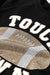 TOUCH DOWN Black Football Sweatshirt