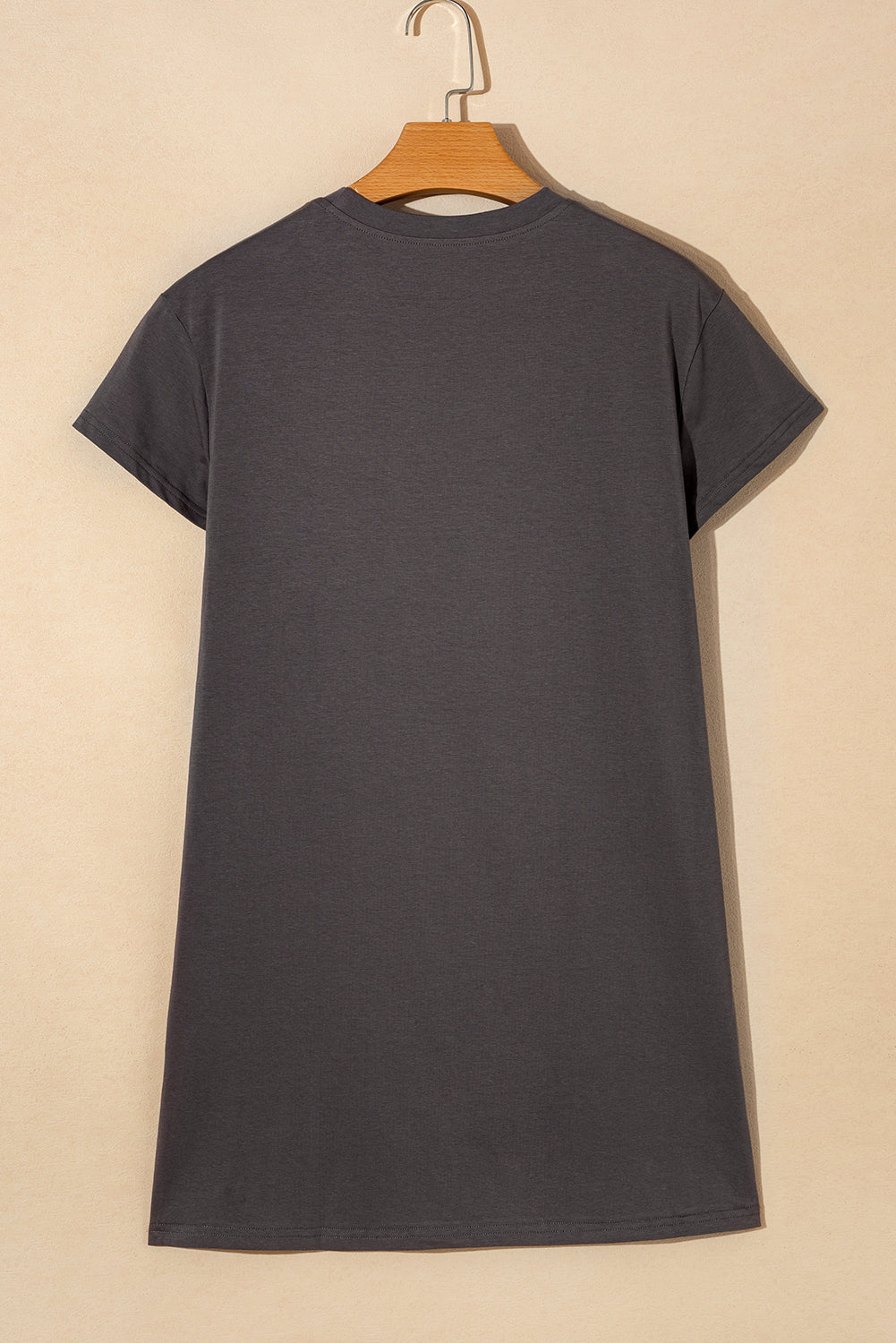 Camiseta Túnica de cuello redondo Gráfico Jolene Dark Gray