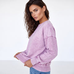 Drooping shoulder sweatshirt