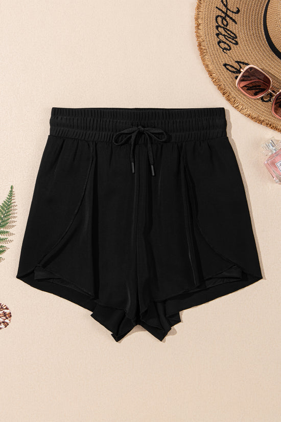 Black Bikini Shorts Alta cintura *