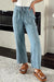 Myosotis Pants in large right denim with mineral washing cord