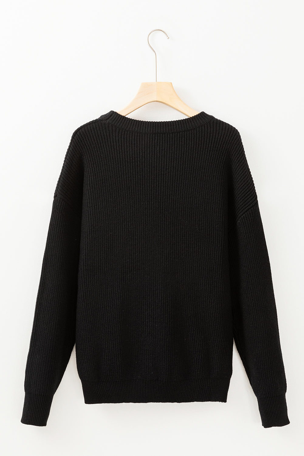 Hello Pumpkin Black Graphic Sweater