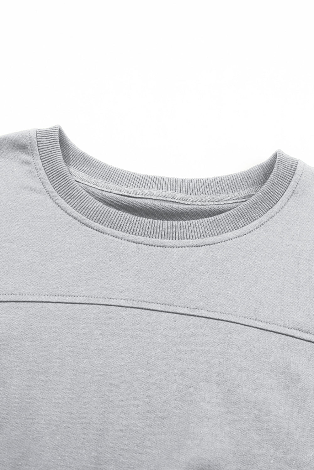 Top croisé et pantalon actif gris clair gris clair